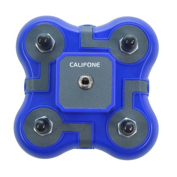 Califone Listening First 1114-BL Stereo Jackbox, 4-Position, Blue 1114-BL